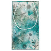 ターコイズウォーターカラーエフエメラ スモールペーパーバッグ (裏面)