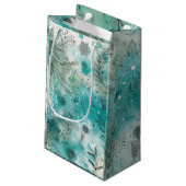ターコイズウォーターカラーエフエメラ スモールペーパーバッグ (裏面アングル)