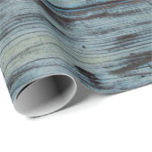 ターコイズウッドデザインヴィンテージシャビーシックなギフト ラッピングペーパー (ロールコーナー)