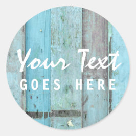 ターコイズウッド素朴ヴィンテージ&ボホシックブティック ラウンドシール