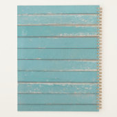 ターコイズウ素朴ッド&フェザーリースボホシック プランナー手帳 (裏面)