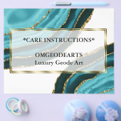 ターコイズエレガントアゲートブランディング事業 チラシ (シングル)