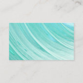 ターコイズエレガントタイドビーチ結婚式サイト エンクロージャーカード (裏面)