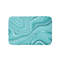 ターコイズエレガント液大理石風呂マット