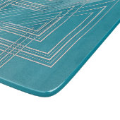 ターコイズオパール白 カッティングボード (角)