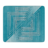 ターコイズオパール白 カッティングボード (正面)