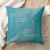 ターコイズオパール白 クッション (ブランケット)