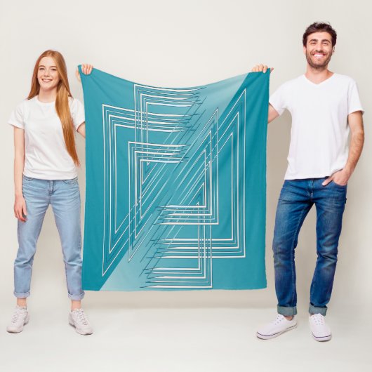 ターコイズオパール白 フリースブランケット (インサイチュ)