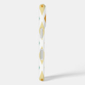 ターコイズオレンジクリームダイアモンズスターズミッドセンチュリー Case-Mate iPhoneケース (裏面 / 右)