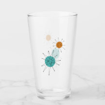 ターコイズオレンジフランシスコスターバストミッドセンチュリー