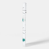 ターコイズオレンジフランシスコスターバストミッドセンチュリー Case-Mate iPhoneケース (裏面 / 右)