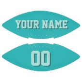 ターコイズカスタムサッカー アメリカンフットボール (パネル)