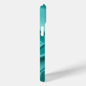 ターコイズカスタムダイアモンズラブハートパターン Case-Mate iPhoneケース (裏面 / 右)