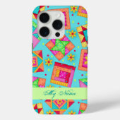 ターコイズキルトアーパーソナライズされたトiPhone 5ケース Case-Mate iPhoneケース (裏面)