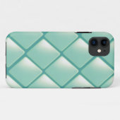 ターコイズキルトダイヤモンド柄 Case-Mate iPhoneケース (裏面(横))