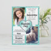 ターコイズキンセアニェラ招待状15クンプレニョス 招待状 (スタンド正面)