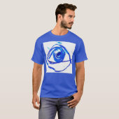 ターコイズギャラクシーポータルTシャツ Tシャツ (正面フル)