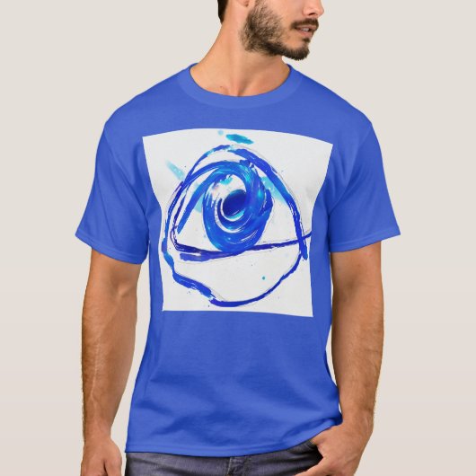 ターコイズギャラクシーポータルTシャツ Tシャツ (正面)