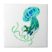 ターコイズクラゲ タイル (正面)