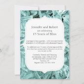 ターコイズクリスタル 15周年招待状 招待状 (正面)