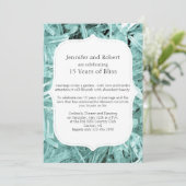 ターコイズクリスタル 15周年招待状 招待状 (スタンド正面)