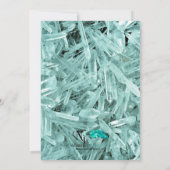 ターコイズクリスタル 15周年招待状 招待状 (裏面)