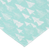 ターコイズクリスマスツリーパターン#6 ID1009 テーブルクロス (アングル)