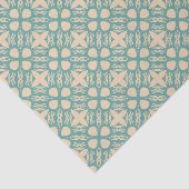 ターコイズクリームモダンウエスタンジオメトリック憂鬱 薄葉紙 (詳細)