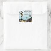 *~*ターコイズグラデーション女神の意思魔法AP24 スクエアシール (バッグ)