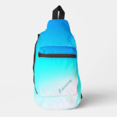 ターコイズグラデーション スリングバッグ (正面)