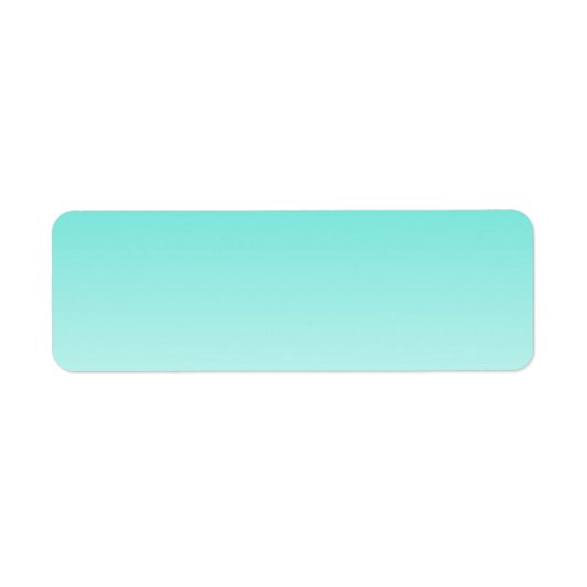 ターコイズグラデーション ラベル (正面)
