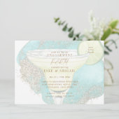 ターコイズグラムマルガリータ婚約パーティ 招待状 (スタンド正面)