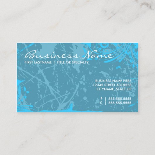 ターコイズグランジアポイントメントカード 予約カード (裏面)