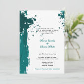 ターコイズグランジ – 結婚に参加 – 招待状 (スタンド正面)