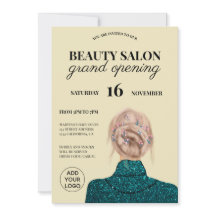 ターコイズグリッターの美しい美容院グランドオープニング