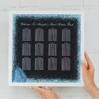 ターコイズグリッターホイルバルーン着座図 フォトプリント