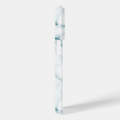 ターコイズグリッターマーブルパーソナライズされた Case-Mate iPhoneケース (裏面 / 右)