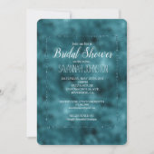 ターコイズグリッツグリッターグリム ブライダルシャワー 招待状 (正面)