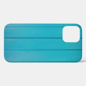 ターコイズグリーンのテクスチャー模様の壁 Case-Mate iPhoneケース (裏面 (横))