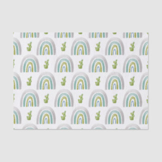 ターコイズグリーングレーレインボウズ 薄葉紙