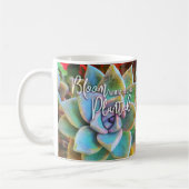 ターコイズグリーンサボテン開花が植えられている場所 コーヒーマグカップ (左)