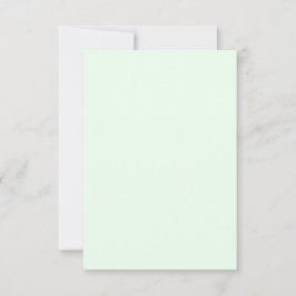 ターコイズグリーンソフト淡い色のホワイトパステル無地のカラー カード