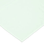 ターコイズグリーンソフト淡い色のホワイトパステル無地のカラー ショートテーブルランナー (コーナー)