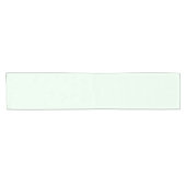 ターコイズグリーンソフト淡い色のホワイトパステル無地のカラー ショートテーブルランナー (横)