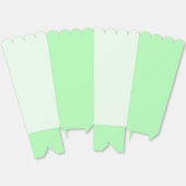 ターコイズグリーンソフト淡い色のホワイトパステル無地のカラー フェイバーボックス (見開き)