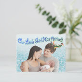 ターコイズグリーンブルー写真はがき ポストカード (スタンド正面)