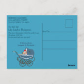 ターコイズグリーンブルー写真はがき ポストカード (裏面)