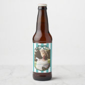 ターコイズグリーン卒業式 ビールラベル (正面)