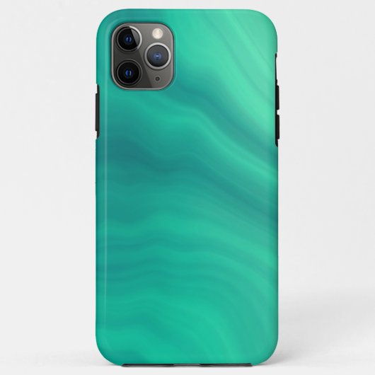 ターコイズグリーン抽象芸術パターン Case-Mate iPhoneケース (裏面)
