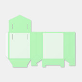 ターコイズグリーン ソフト ペイル ホワイト パステル ソリッド カラー フェイバーボックス (折り畳みなし)